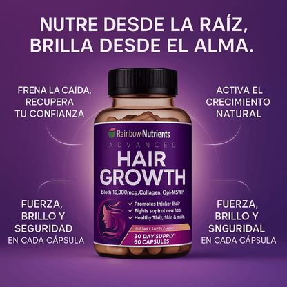 Transforma tu cabello debilitado | Recupera grosor y Olvida su Caída Naturalmente