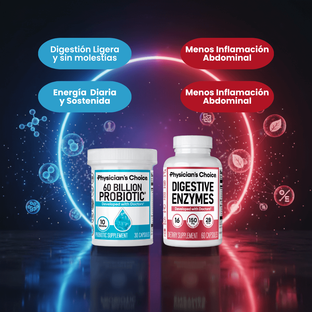 Physician’s Choice | Despídete del Vientre Inflamado y la Pesadez Después de Comer (en Solo 21 Días)