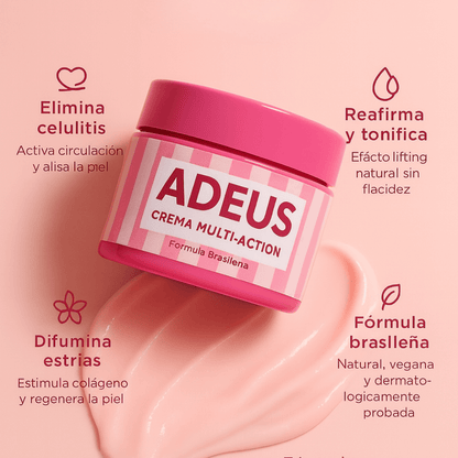 Adeus | La Crema Brasileña que Borra Estrías y Celulitis en 2 Semanas