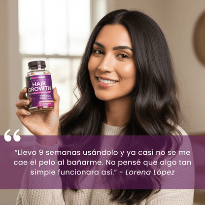 Transforma tu cabello debilitado | Recupera grosor y Olvida su Caída Naturalmente