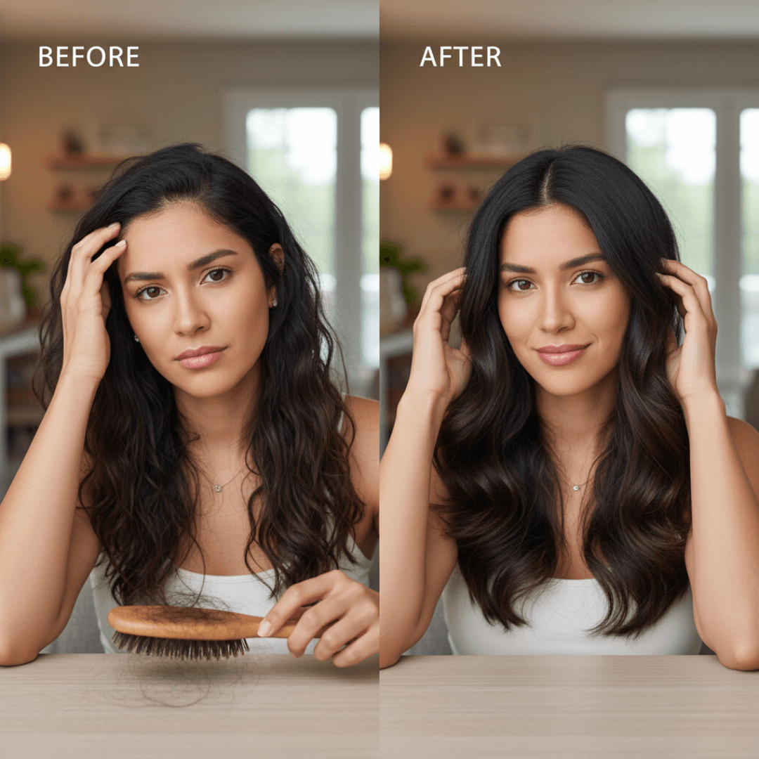 Transforma tu cabello debilitado | Recupera grosor y Olvida su Caída Naturalmente